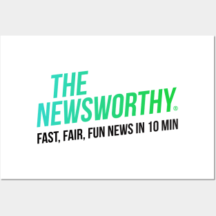 The NewsWorthy Green Logo Posters and Art